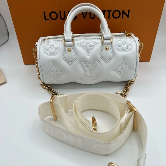 Louis Vuitton Papillon Bb Bubble Gram Shoulder Bag 3Way Calfskin ❤️ - Picture 3 of 16
